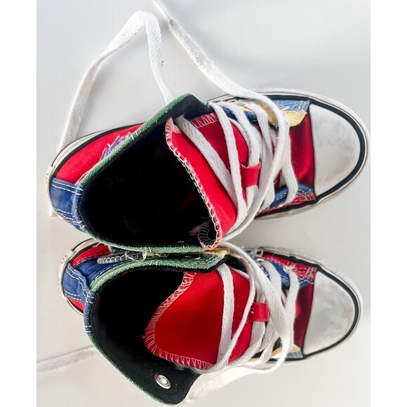 Converse Chuck Taylor Patchwork All Star Hi Boys Girls Child Size 11 - Picture 8 of 11